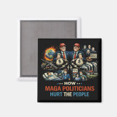 Flache Dankeskkarte Magnet (Vorderseite/Rückseite)