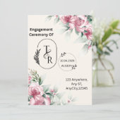 Flache Einladung (Stehend Vorderseite)