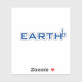 flache Erde Aufkleber (Blatt)