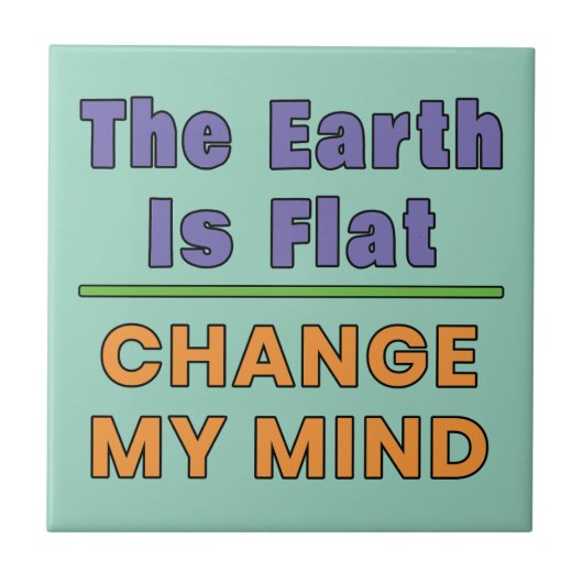 Flache Erde Fliese (Vorderseite)