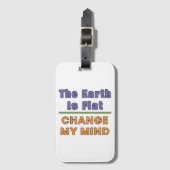 Flache Erde Gepäckanhänger (Vorderseite Vertikal)