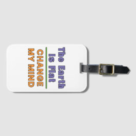 Flache Erde Gepäckanhänger