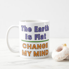Flache Erde Kaffeetasse
