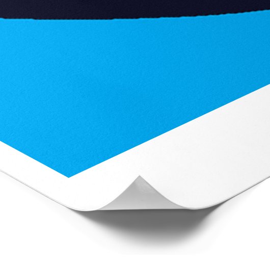 flache Erde mit Kuppelposter Poster (Ecke)