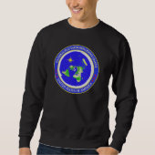 Flache Erdentwürfe - Intelligenz-Liga USA Sweatshirt (Vorderseite)