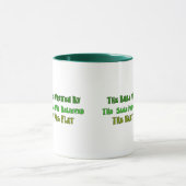 Flache Erdhistoriker Tasse (Zentrum)