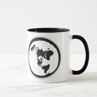 Flache Erdkaffee-Tasse Tasse