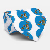 Flache Erdkarte - Azimuthal äquidistante Krawatte (Gerollt)