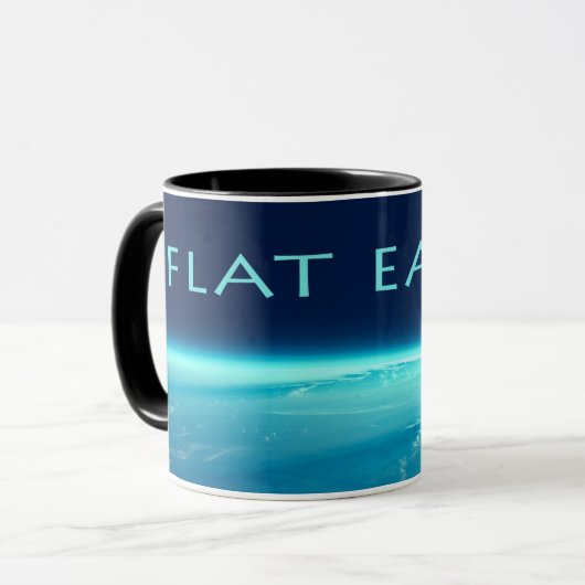 Flache ErdTasse Tasse (Vorderseite Links)