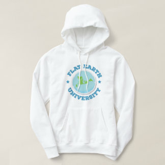 Flache Erduniversität -- Blau Hoodie