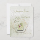 Flache Feiertagskarte (Vorderseite)