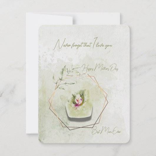 Flache Feiertagskarte (Vorderseite)