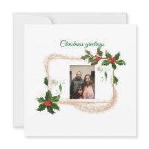 Flache Feiertagskarte