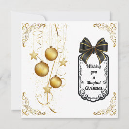 Flache Feiertagskarte