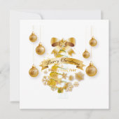 Flache Feiertagskarte (Vorderseite)