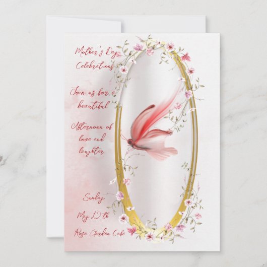 Flache Feiertagskarte (Vorderseite)