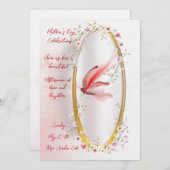 Flache Feiertagskarte (Vorne/Hinten)