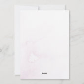 Flache Feiertagskarte (Rückseite)