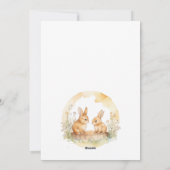 Flache Feiertagskarte (Rückseite)