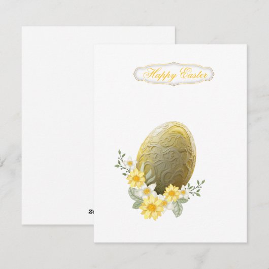 Flache Feiertagskarte (Vorne/Hinten)