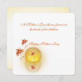 Flache Feiertagskarte (Vorne/Hinten)