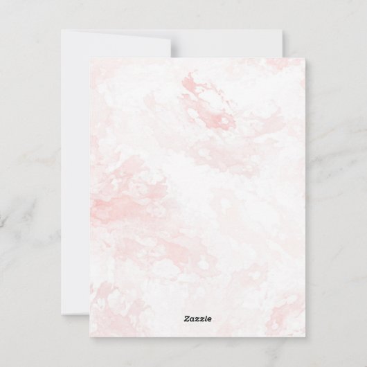 Flache Feiertagskarte (Rückseite)