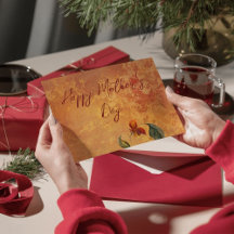 Flache Feiertagskarte