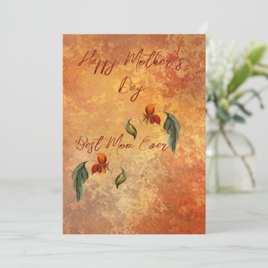 Flache Feiertagskarte (Stehend Vorderseite)