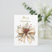 Flache Feiertagskarte (Stehend Vorderseite)