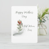 Flache Feiertagskarte (Stehend Vorderseite)