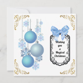 Flache Feiertagskarte