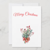 Flache Feiertagskarte (Vorderseite)