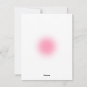 Flache Feiertagskarte (Rückseite)