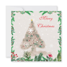 Flache Feiertagskarten