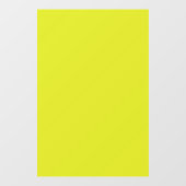 flache gelbe Hintergrundtextur Fensteraufkleber (Blatt)