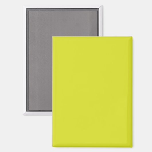 Flache gelbe Hintergrundtextur Magnet (Vorderseite/Rückseite)