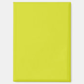 Flache gelbe Hintergrundtextur Magnet (Vorderseite)