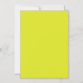 Flache gelbe Hintergrundtextur Magneteinladung (Vorderseite)