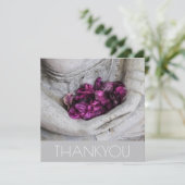 FLACHE GRUSSKARTE: Dankeschön: BUDDHA Dankeskarte (Stehend Vorderseite)