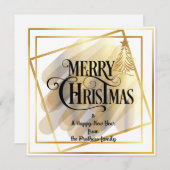 Flache Grußkarte Feiertagskarte (Vorne/Hinten)