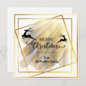 Flache Grußkarte Feiertagskarte (Vorne/Hinten)