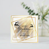 Flache Grußkarte Feiertagskarte (Stehend Vorderseite)