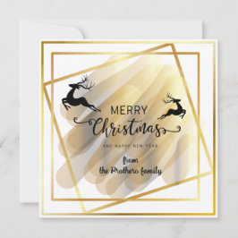 Flache Grußkarte Feiertagskarte