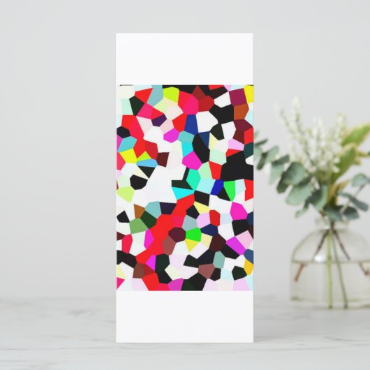 Flache Grußkarte Karte (Stehend Vorderseite)