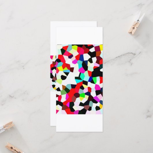 Flache Grußkarte Karte (Vorderseite/Rückseite Beispiel)