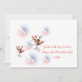 Flache Grußkarte Karte (Vorderseite)