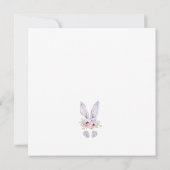 Flache Grußkarte Karte (Rückseite)