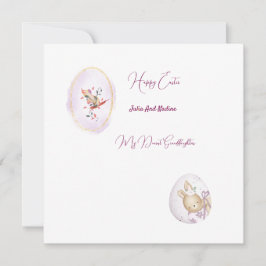 Flache Grußkarte Karte