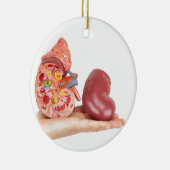 Flache Hand, die vorbildliche menschliche Niere Keramikornament (Rechts)