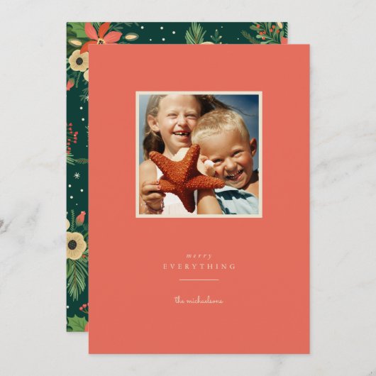 Flache Karte (Vorne/Hinten)